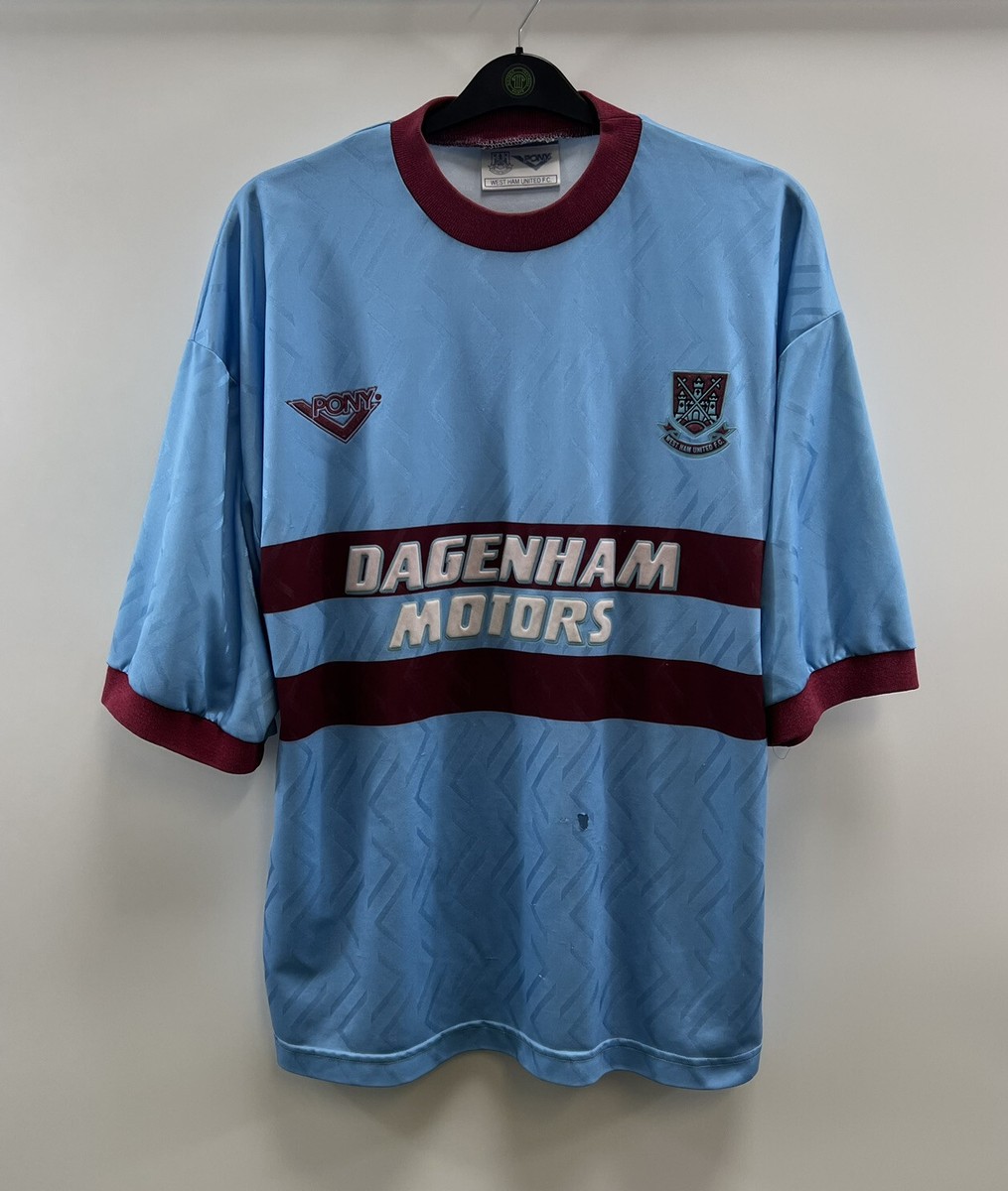 West Ham United Away Football Shirt 1993/95 Adults XL Pony