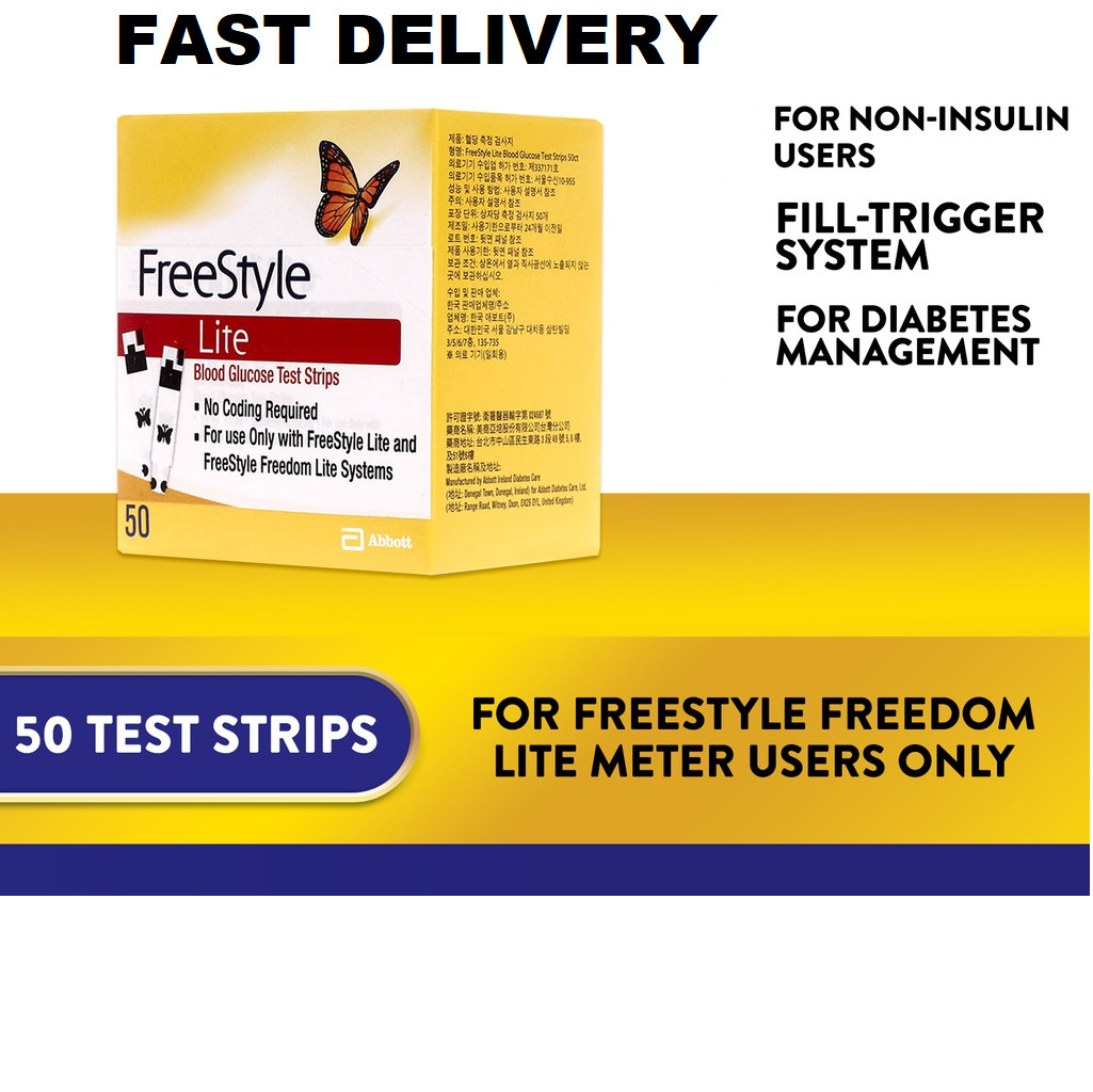 Freestyle Blood Glucose Test Strips "SHIP FROM USA" Vocabulary Today