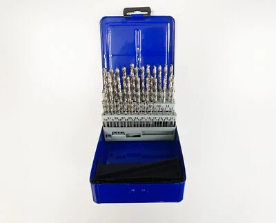 Engineers Fractional Drill Bit Set HSS 1-6mm in 0.1mm Increments 51pc AT020