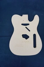 Classic Telecaster Body - Guitar Router Template - 1/2" MDF CNC