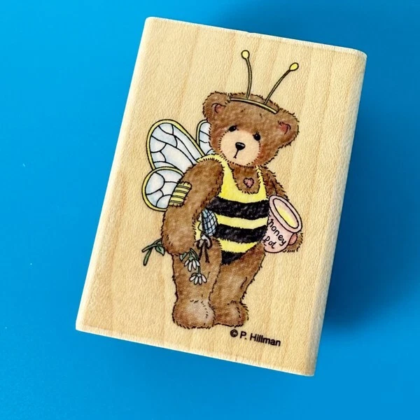 Bea "Abeja" Mi Amigo~Oso de Miel~Peluches Preciados~Sello de Goma~Stampendodo TH001 Foto 2 de 4