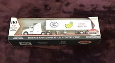 DIECAST 1:87 HO SCALE - TRACTOR AND TRAILER - CROWN BANANA - MODEL POWER - NIP -