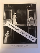 Set of 6 Angus McBean theatre photo prints "Much Ado About Nothing" RSC 1949