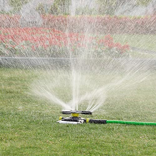 Lawn Sprinkler Oscillating Rotating Sprinklers for Yard, Garden Sprinklers, - Picture 4 of 7
