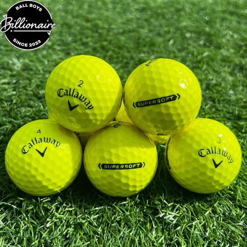 12 Yellow Callaway Supersoft Golf Balls A/Mint Grade - Picture 1 of 3