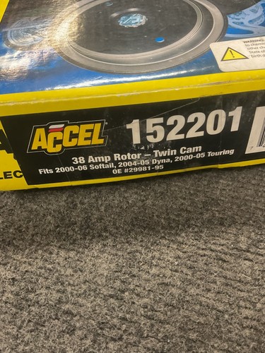 ACCEL Electric Rotor 38 Amp Twin Cam Harley Davidson 2000-2006 152201 - Picture 4 of 4