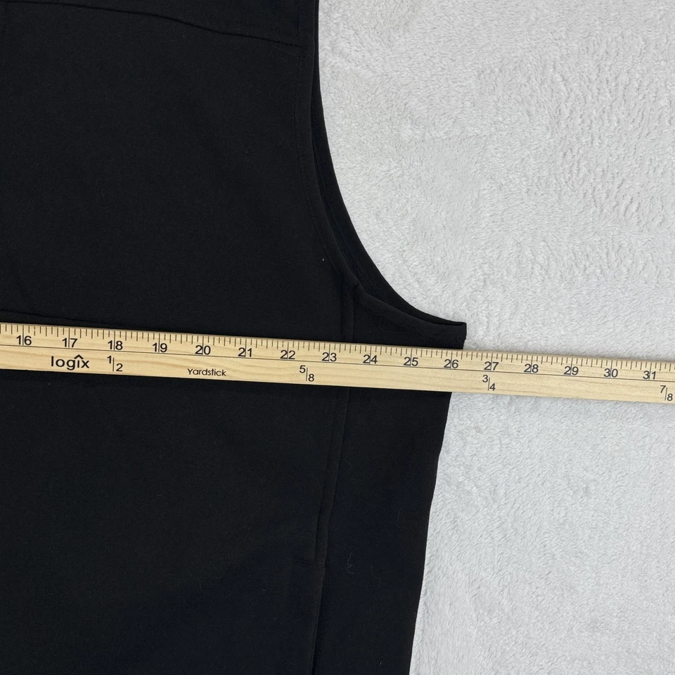 IZOD Vest Mens 2XL Black Fleece Full Zip Chest Pocket New With Tags Outdoor - Image 3 of 4