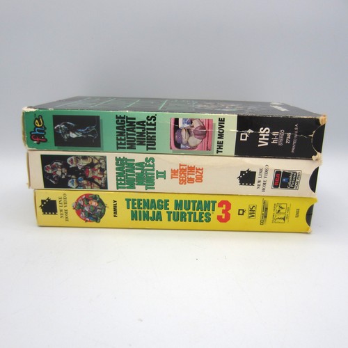 Vintage Teenage Mutant Ninja Turtles Movies 1 2 & 3 VHS Lot 3 TMNT Trilogy - Picture 8 of 10