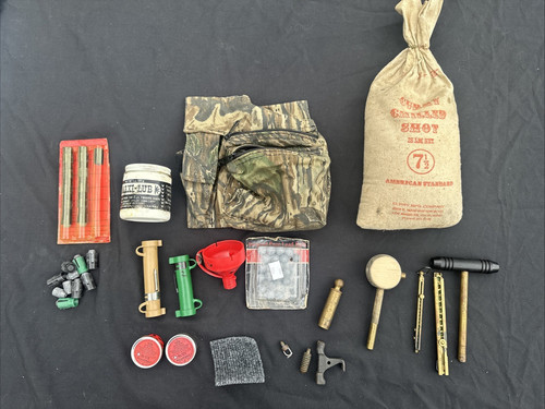 Vintage Black Powder Tool Supply Equipment Accessories Lot FREE SHIPPING