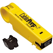 Cable Prep CPT-6590-SINGLE Coax Stripping Tool for RG6 & RG-59 (Extra cartridge)
