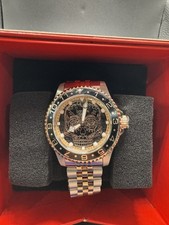 36861 - Orologio Uomo Invicta Pro Diver Dia De Los Muertos - 40mm, Oro, Acciaio NUOVO