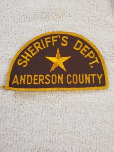 Vintage Anderson County Sheriff's Department, Texas