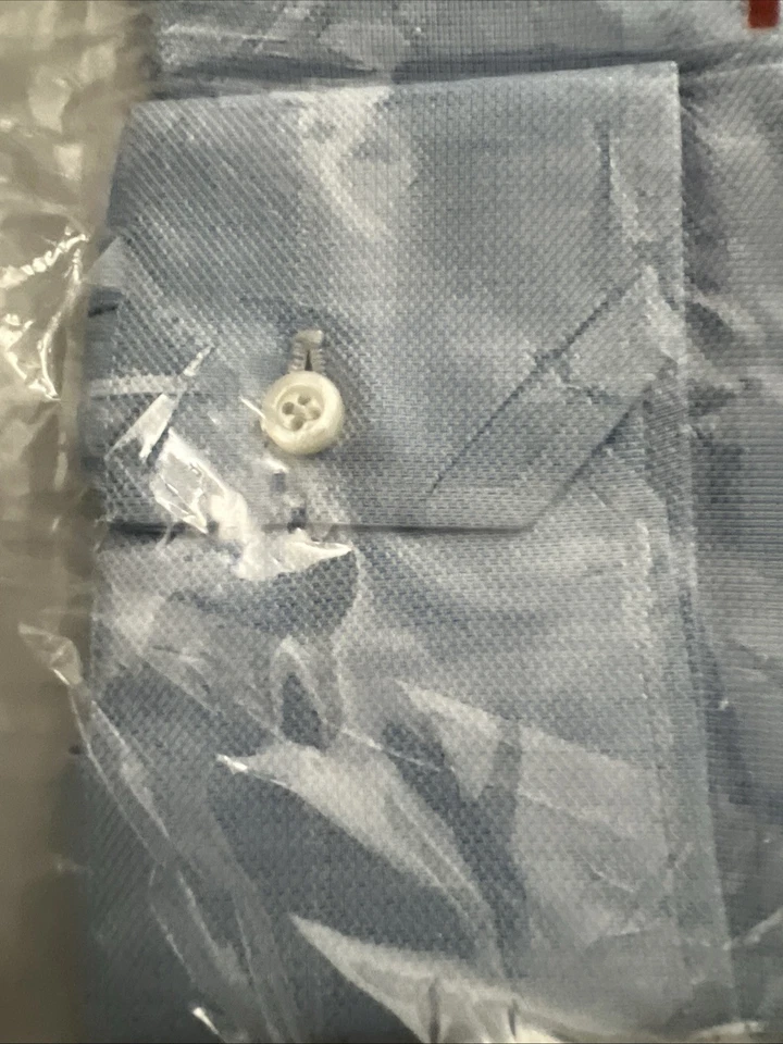 Nueva Camisa de Vestir Isaia Napoli Puño Barril Cuello Cortado Lino Manga Larga 17 Foto 3 de 4