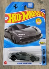 Ferrari SF90 Stradale Hot Wheels New Model 2025 * Gray * NIP 1:64 Scale