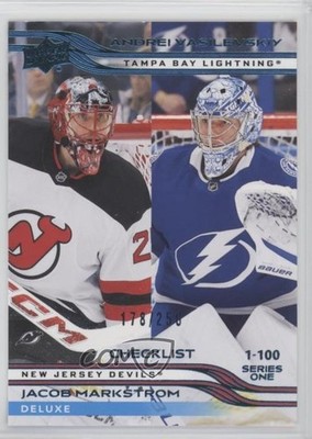 2025 Series 1 Deluxe /250 Jacob Markstrom Checklist Andrei Vasilevskiy #199 av1