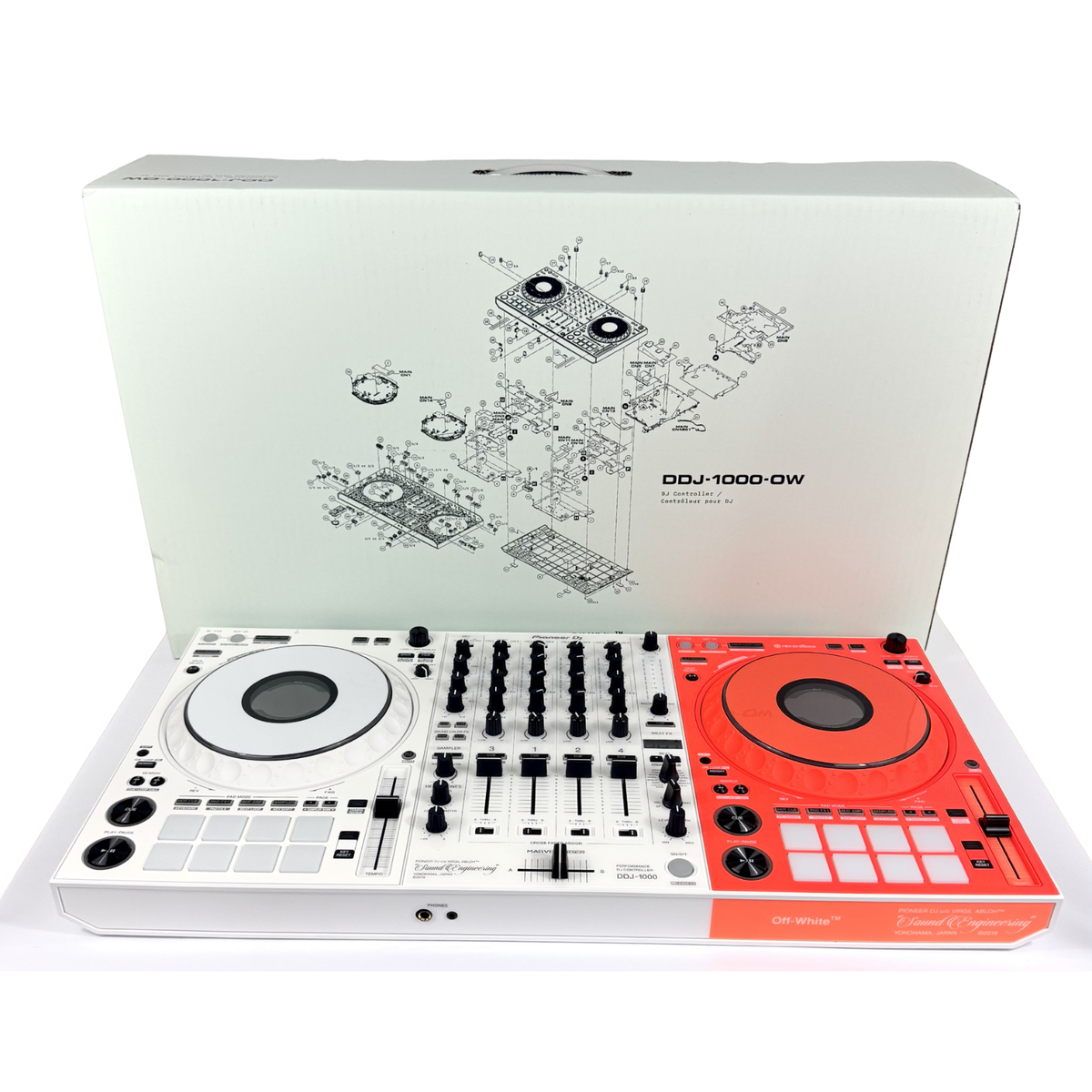 Pioneer DDJ-1000 off-white DJコントローラー 激レア OFF WHITE Pioneer DDJ-1000-OW Limited Edition DJ Controller Virgil