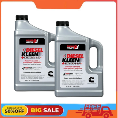 #ad 2 pack Power Service Diesel Kleen Cetane Boost 64 oz 6 1 Per Case $43.02