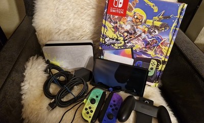 Nintendo Switch OLED Splatoon 3 Edition OVP , komplett, SUPER Zustand