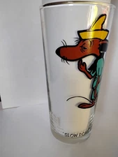 Vintage 1973 Pepsi glass Warner Brothers Slow Poke Rodriguez. Arby's.  Rare BK