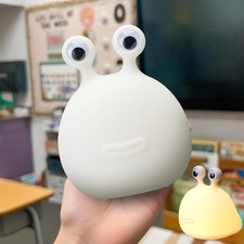 Seenelling Slug Night Light - Touch Lamp, Soft Silicone, Gifts for Christmas