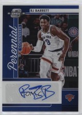 2021-22 Panini Contenders Optic Perennial Blue Prizm 30/75 RJ Barrett Auto 07d9