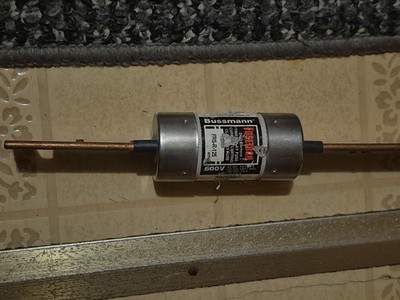 BUSSMANN FUSETRON FRS-R-125 125A, 600V DUAL ELEMENT TIME DELAY FUSE [RC 5-3]
