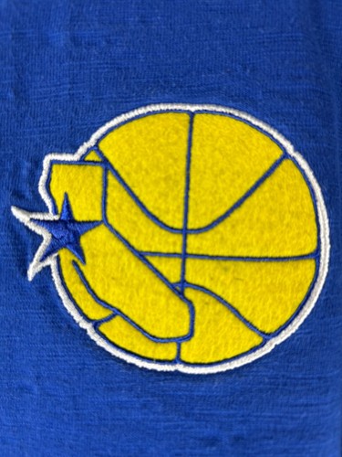 Mitchell & Ness Nostalgia Co Embroidered Warriors Long Sleeve Tee, Men's 2XL - Picture 4 of 9