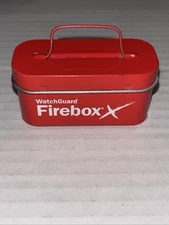 WatchGuard Firebox X Promotional Candy Container Miniature Toolbox Metal 2.5” 