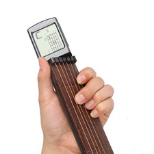 Digital Guitar Chord Trainer, Portable 6-Fret Guitar Practice Training Tool w...