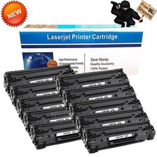 10 Pack CB436A Laser Toner Cartridge For HP 36A LaserJet Pro P1505 P1505n M1522N