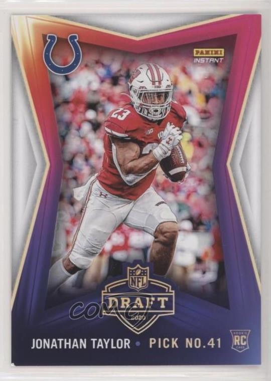 2020 Panini Instant NFL Draft Night /597 Jonathan Taylor #10 Rookie RC 0w0