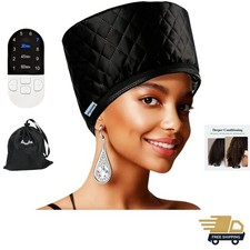 Portable Hair Steamer with Adjustable Cap - Perfect for Nourishing Natural Hair