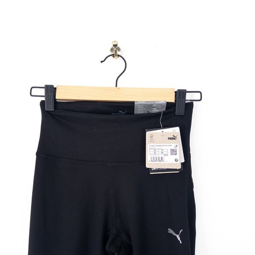 PUMA Studio Foundation Ruched 7/8 Tight Leggings Black - Size XS 6 8 NEW - Picture 8 of 11