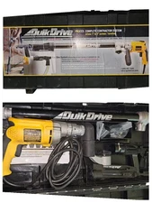 DEWALT ELEC AUTOFEED QUIK DRIVE 3" SCREW Gun W/Case Accessories Dry Wall Decking
