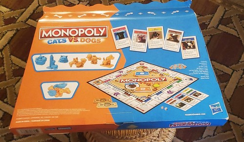 Monopoly Katzen vs. Hunde Brettspiel Neu Hasbro - Bild 2 von 2
