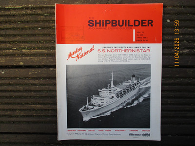 The Shipbuilder & Marine Engine-Builder, Apr '63 (mit ausklappbaren Schiffsplänen)