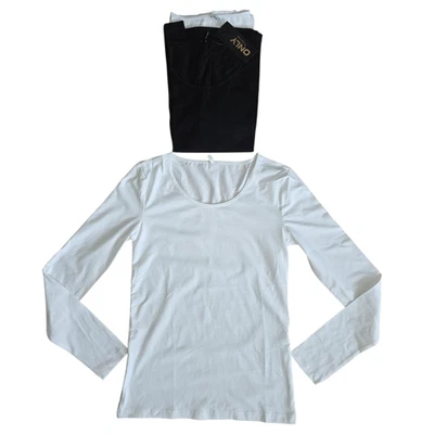 3er Pack Only Damen Longsleeve Langarmshirt Shirt Gr L Rundhals Onllive Love NEU - Bild 1 von 2