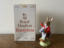 Vintage Royal Doulton WILLIAM BUNNYKINS DB69 Rabbit Figurine Rocking Horse 1988