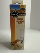 THRIVE Desert Reptiles 10.0 UVB 23 Watt Genuine Bulb- BRAND NEW B 