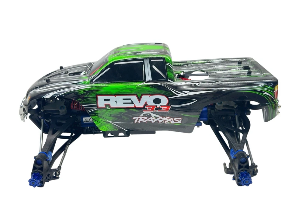 Traxxas Revo 3.3 4WD 1/10 Scale Monster Truck Slider/Roller W Body #16466 - Image 3 of 4
