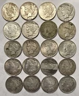 Lot of 20 Morgan & Peace Silver Dollars (Roll) SK23