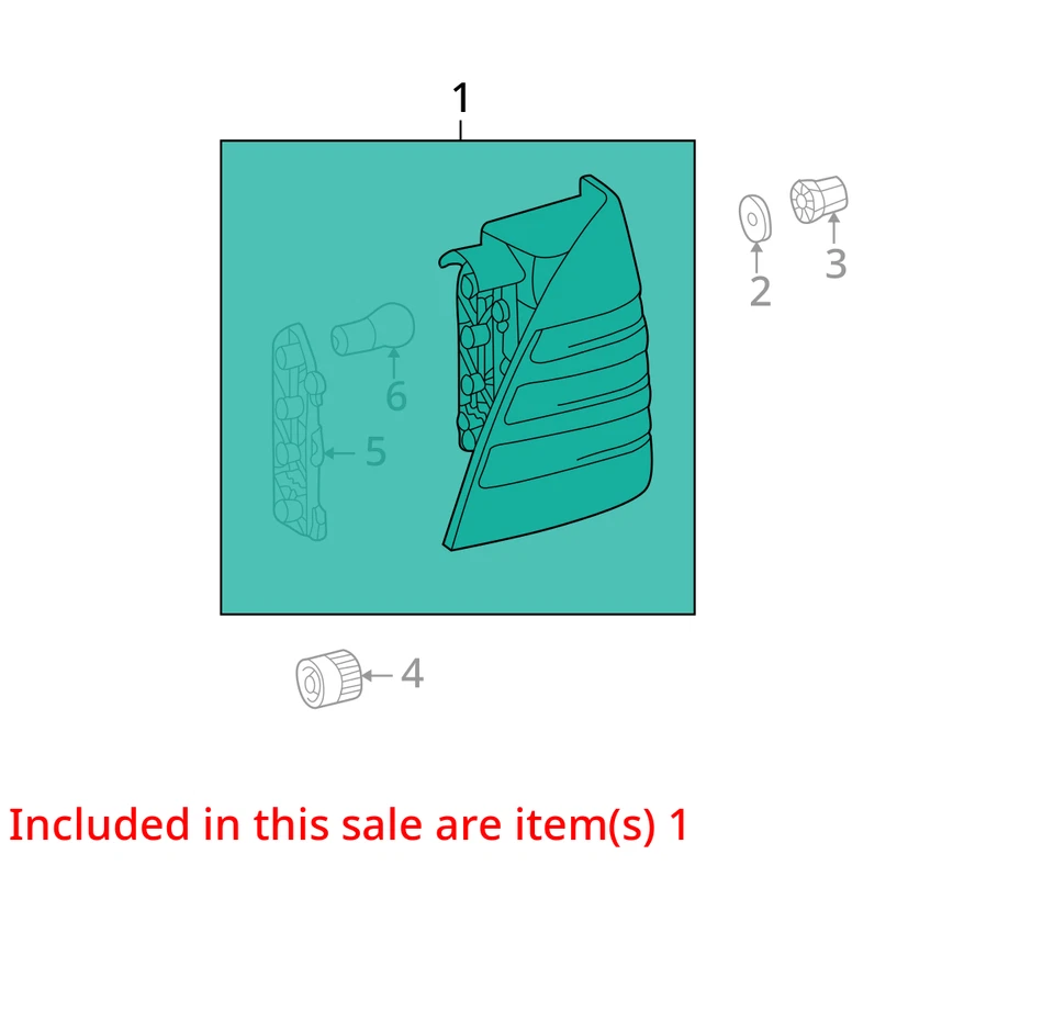 Luz trasera lateral derecha para pasajero Mercedes-Benz ML320 1998 OEM A06DT Foto 3 de 4