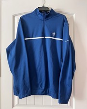 Nike Men  s Large Golf Tour Performance Pullover Therma-Fit 1/4 Zip Blue Jacket