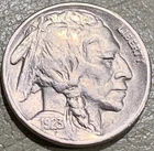 1923s Buffalo nickel, nice VF+ details coin (cleaned?)