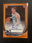 Kon Knueppel 2025-26 Bowman Orange Rookie Autograph/Auto /25 - RVA-KK Hornets