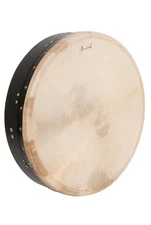 Bodhran, 18" x 4", Tuneable, Black, T-Bar