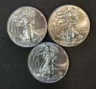 Lot of 3 -2015 1oz.  American Eagle .999 Silver Bullion (Uncirculated)