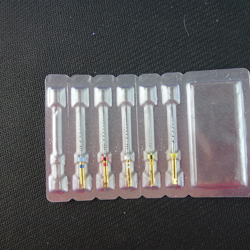 5pc Endodontic Dental Endo Rotary Files X3 root canal files 21/25/31mm ...