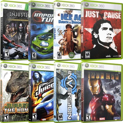 Replacement Xbox 360 I-J Covers & Cases New NO GAME OR MANUAL!!