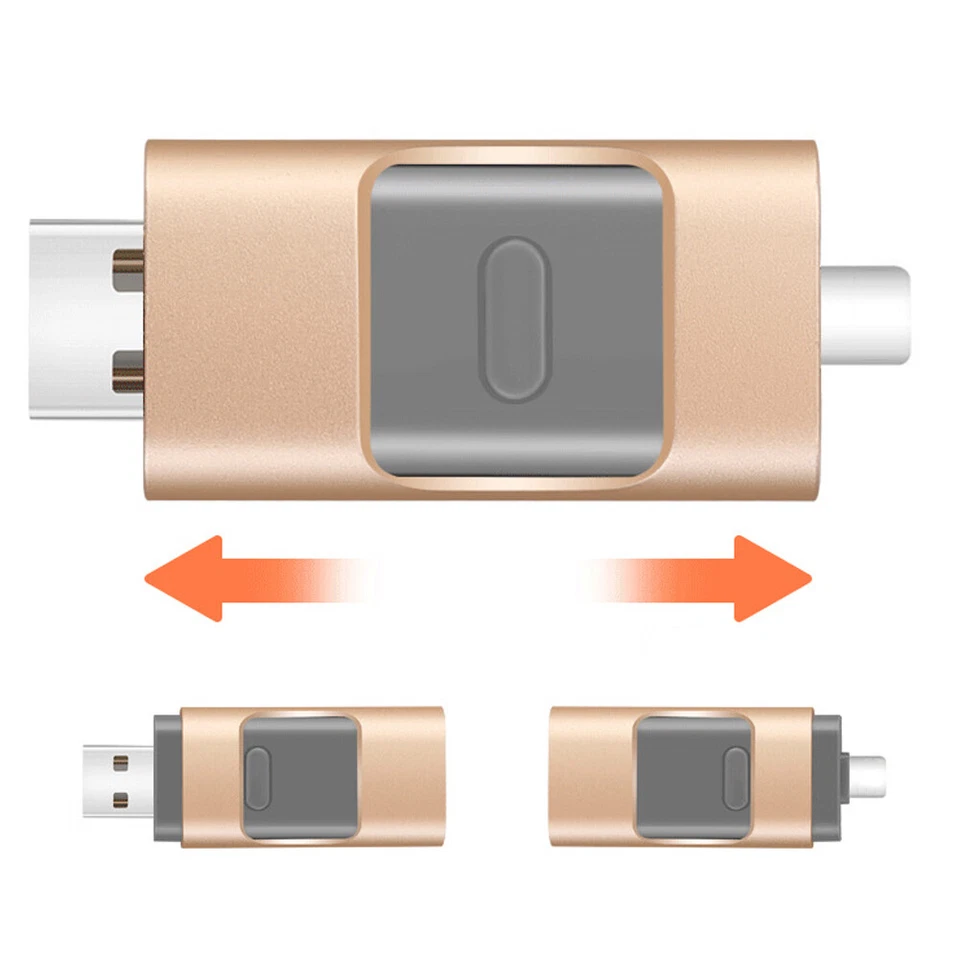 For iPhone iPad U Disk USB Flash Drive Memory Stick Storage 256/512GB 1TB 2TB - Image 2 of 4